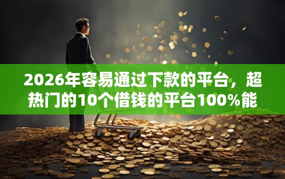 2026年容易通过下款的平台，超热门的10个借钱的平台100%能借到推荐