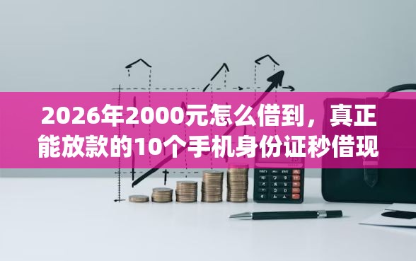 2026年2000元怎么借到，真正能放款的10个手机身份证秒借现金的app推荐