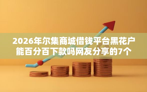 2026年尔集商城借钱平台黑花户能百分百下款吗网友分享的7个网贷平台排名不分先后我觉得不错！