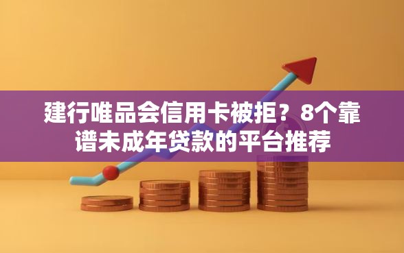 建行唯品会信用卡被拒？8个靠谱未成年贷款的平台推荐
