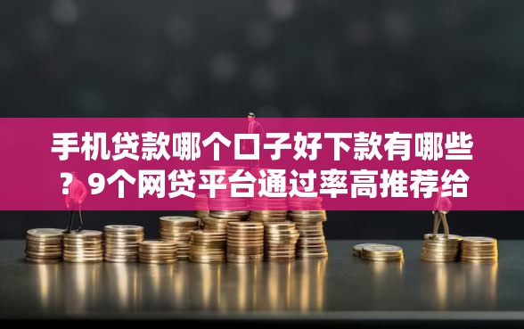 手机贷款哪个口子好下款有哪些？9个网贷平台通过率高推荐给你
