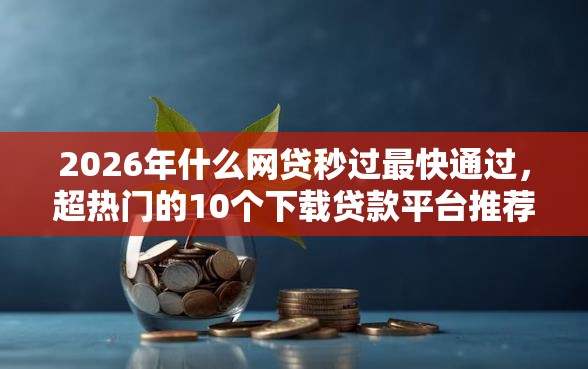 2026年什么网贷秒过最快通过，超热门的10个下载贷款平台推荐