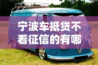 宁波车抵贷不看征信的有哪些？8个网上平台借钱不还会怎样推荐给你