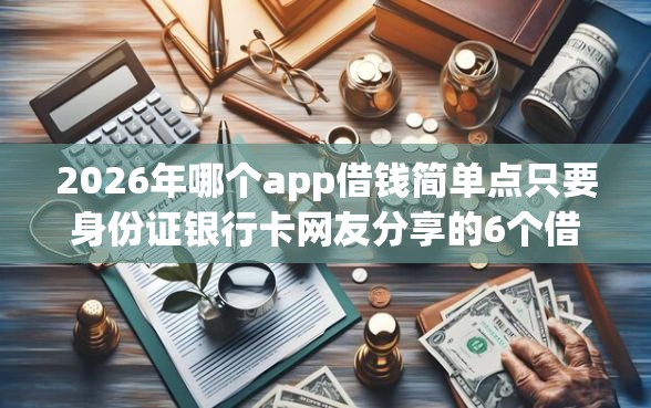 2026年哪个app借钱简单点只要身份证银行卡网友分享的6个借钱易通过的平台我觉得不错！
