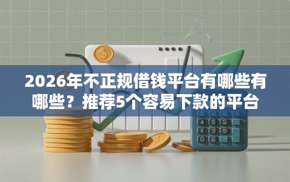 2026年不正规借钱平台有哪些有哪些？推荐5个容易下款的平台
