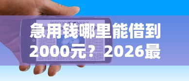 急用钱哪里能借到2000元?2026最新测评10个征信有问题平台可以贷款 急用钱哪里能借到2000元?2026最新测评10个征信有问题平台可以贷款