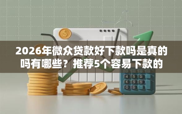 2026年微众贷款好下款吗是真的吗有哪些？推荐5个容易下款的平台