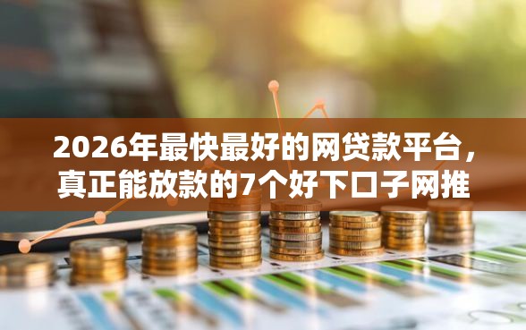 2026年最快最好的网贷款平台，真正能放款的7个好下口子网推荐