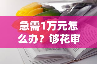 急需1万元怎么办？够花审核为什么不通过试试这5个无门槛平台