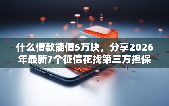 什么借款能借5万块，分享2026年最新7个征信花找第三方担保贷款平台