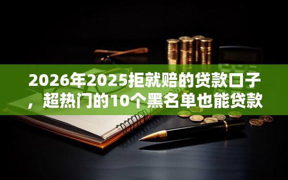 2026年2025拒就赔的贷款口子，超热门的10个黑名单也能贷款的平台推荐