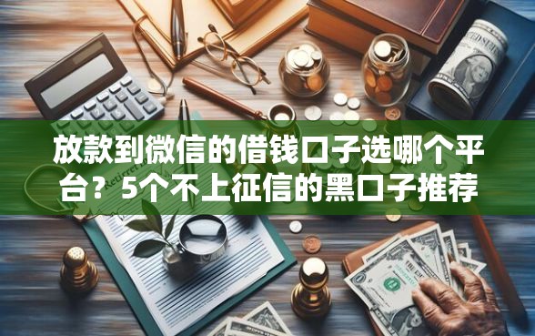 放款到微信的借钱口子选哪个平台？5个不上征信的黑口子推荐