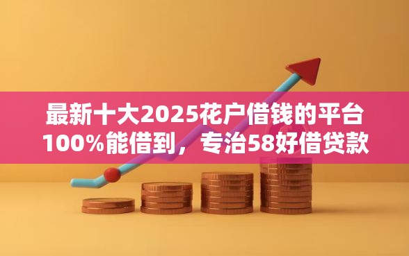 最新十大2025花户借钱的平台100%能借到，专治58好借贷款申请被拒怎么办