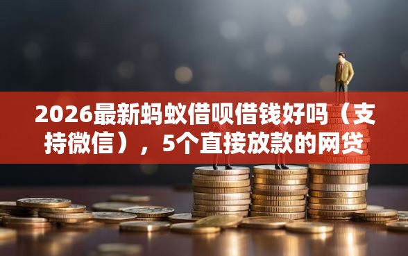 2026最新蚂蚁借呗借钱好吗（支持微信），5个直接放款的网贷平台无私分享
