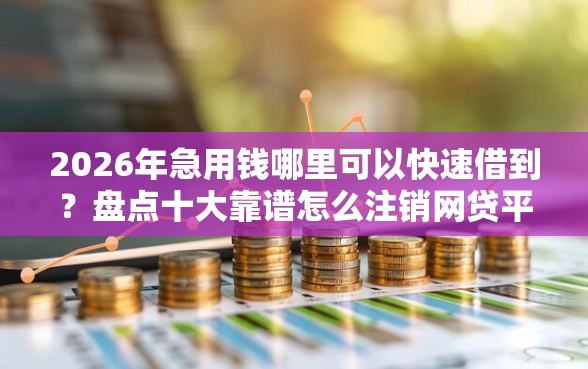 2026年急用钱哪里可以快速借到？盘点十大靠谱怎么注销网贷平台的账号
