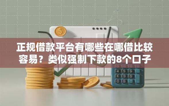 正规借款平台有哪些在哪借比较容易？类似强制下款的8个口子参考