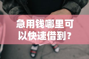 急用钱哪里可以快速借到？这7个怎样投诉网贷平台可以试试