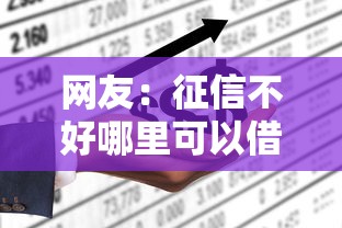 网友：征信不好哪里可以借钱？求介绍几款借钱平台不看征信容易通过的