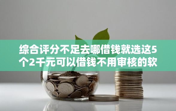 综合评分不足去哪借钱就选这5个2千元可以借钱不用审核的软件