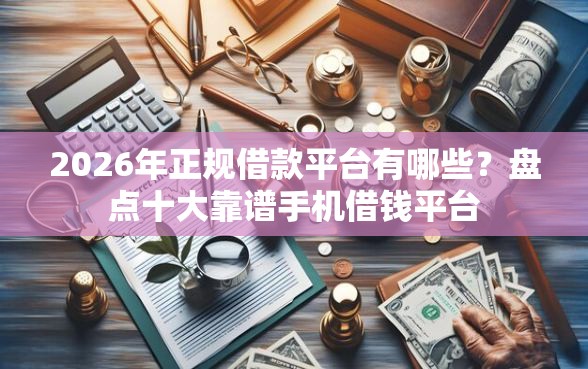 2026年正规借款平台有哪些？盘点十大靠谱手机借钱平台