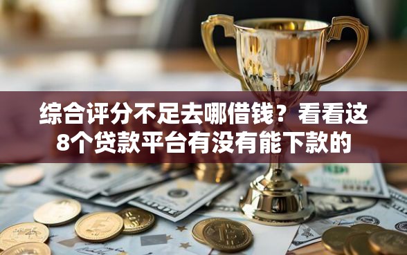 综合评分不足去哪借钱？看看这8个贷款平台有没有能下款的