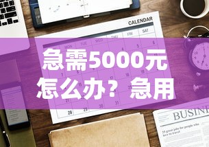 急需5000元怎么办？急用钱哪里可以快速借到试试这6个无门槛平台