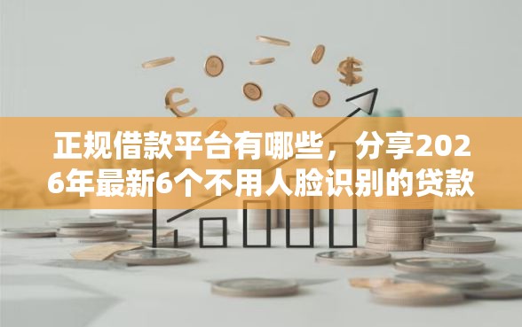 正规借款平台有哪些，分享2026年最新6个不用人脸识别的贷款平台