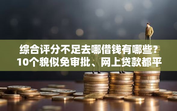 综合评分不足去哪借钱有哪些？10个貌似免审批、网上贷款都平台合集