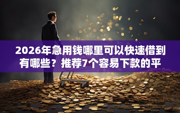 2026年急用钱哪里可以快速借到有哪些？推荐7个容易下款的平台