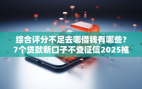 综合评分不足去哪借钱有哪些？7个贷款新口子不查征信2025推荐给你