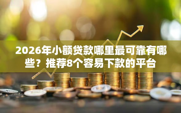2026年小额贷款哪里最可靠有哪些？推荐8个容易下款的平台