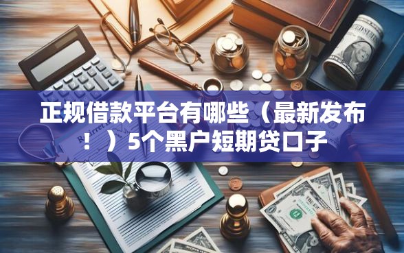正规借款平台有哪些（最新发布！）5个黑户短期贷口子