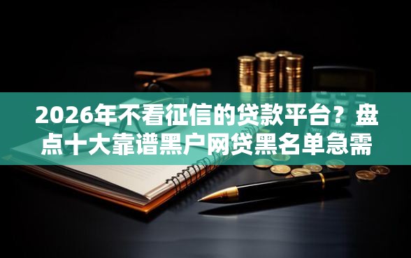 2026年不看征信的贷款平台？盘点十大靠谱黑户网贷黑名单急需一万平台能下款