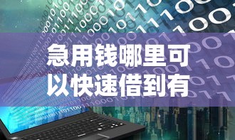 急用钱哪里可以快速借到有哪些？分享7个花户借款平台容易通过