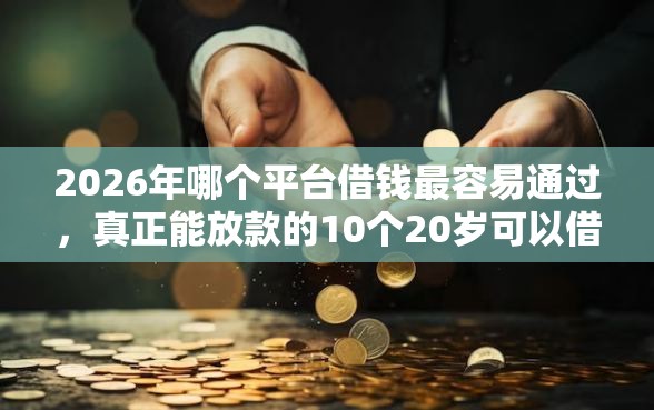 2026年哪个平台借钱最容易通过，真正能放款的10个20岁可以借钱平台不查征信的平台推荐