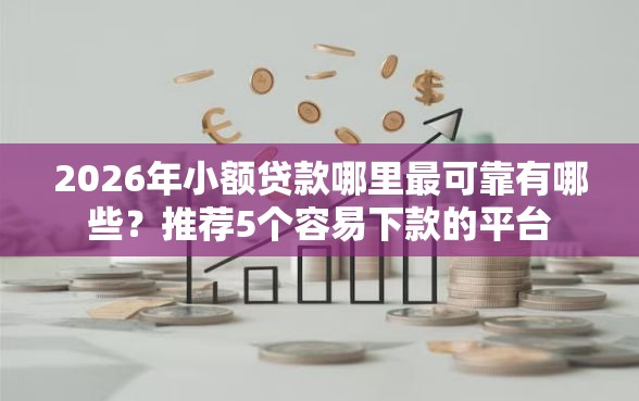 2026年小额贷款哪里最可靠有哪些？推荐5个容易下款的平台