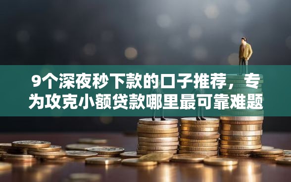9个深夜秒下款的口子推荐，专为攻克小额贷款哪里最可靠难题