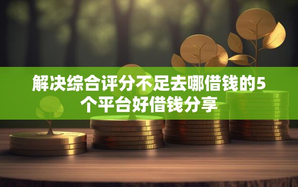 解决综合评分不足去哪借钱的5个平台好借钱分享