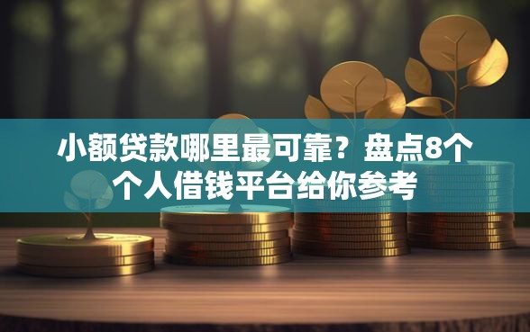 小额贷款哪里最可靠？盘点8个个人借钱平台给你参考