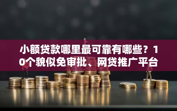 小额贷款哪里最可靠有哪些？10个貌似免审批、网贷推广平台合集