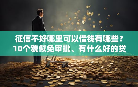 征信不好哪里可以借钱有哪些？10个貌似免审批、有什么好的贷款平台合集