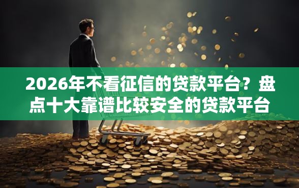 2026年不看征信的贷款平台？盘点十大靠谱比较安全的贷款平台