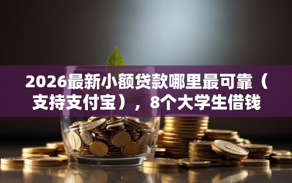 2026最新小额贷款哪里最可靠（支持支付宝），8个大学生借钱平台无私分享