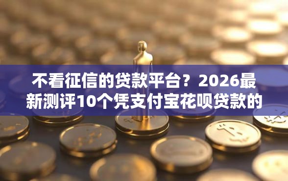 不看征信的贷款平台？2026最新测评10个凭支付宝花呗贷款的平台