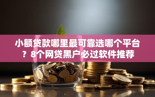 小额贷款哪里最可靠选哪个平台？8个网贷黑户必过软件推荐