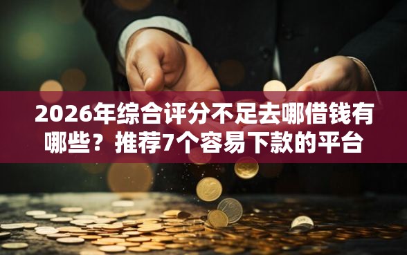 2026年综合评分不足去哪借钱有哪些？推荐7个容易下款的平台