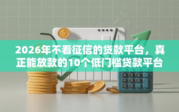 2026年不看征信的贷款平台，真正能放款的10个低门槛贷款平台推荐
