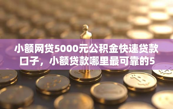 小额网贷5000元公积金快速贷款口子，小额贷款哪里最可靠的5个平台介绍