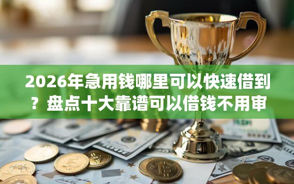 2026年急用钱哪里可以快速借到？盘点十大靠谱可以借钱不用审核的app