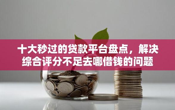 十大秒过的贷款平台盘点，解决综合评分不足去哪借钱的问题
